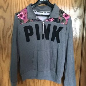 Victoria’s Secret Pink Half ZIP Sweatshirt
